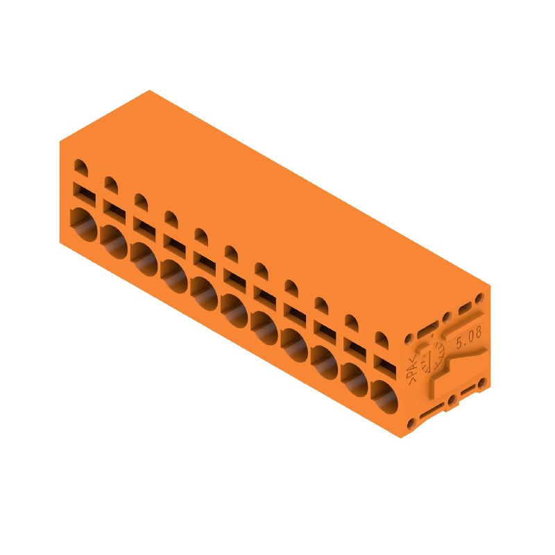 1331050000 - 5.08mm Orange PCB Terminals with 11 Poles, 3.5mm Pins  (Pack of 25)