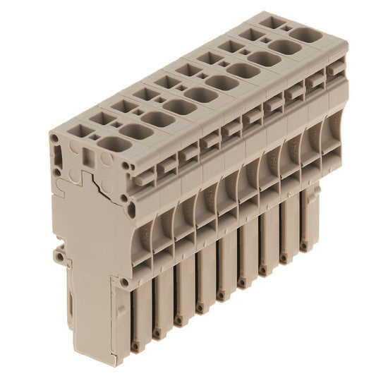 1855070000 - Beige Direct Mount Plug-In Connector for Versatile Applications  (Pack of 10)