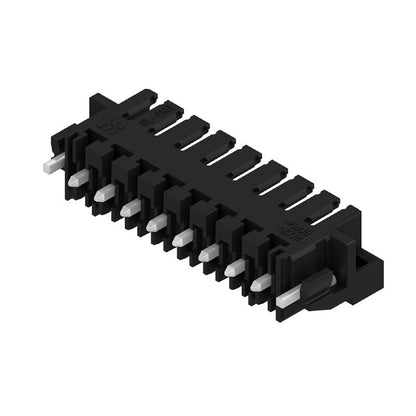1291370000 - 3.50mm 8-Pole PCB Connector, 180° Angle, Clip-On Flange  (Pack of 50)