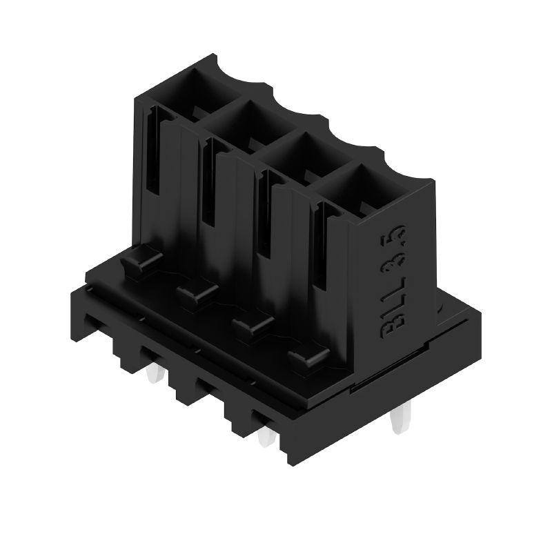1376270000 - 3.50mm Female PCB Connector, 4-Pole, 180° Angle, Tinned Black  (Pack of 38)