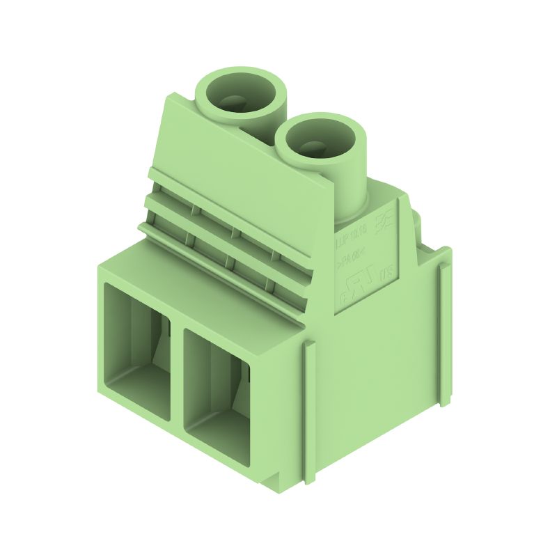 1444420000 - 10.16mm Green PCB Terminal with 2 Poles, 3.2mm Pins  (Pack of 20)