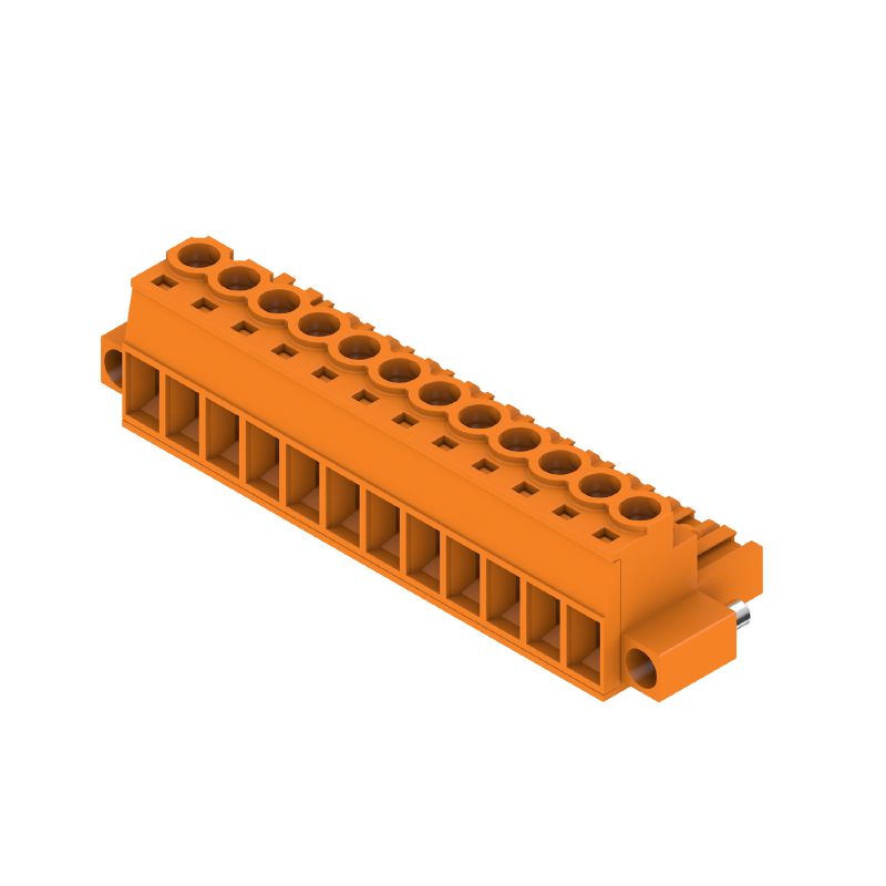 1955700000 - 5mm Female PCB Connector, 12 Poles, 180° Clamping  (Pack of 24)