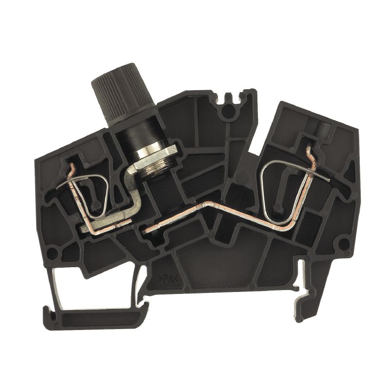 1820930000 - Z-Series 6mm² Black Fuse Terminal with Tension-Clamp Connection  (Pack of 20)