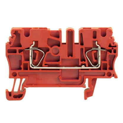 1683260000 - 2.5mm² Red Feed-Through Terminal with Tension-Clamp Connection  (Pack of 100)