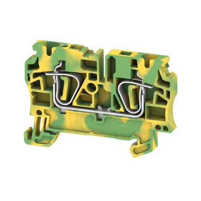 1632080000 - Green/Yellow ZPE 4 Terminal, 4 mm², 480 A, 43 mm Deep  (Pack of 50)