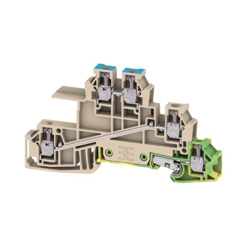 1030700000 - 5-Connection Multi-Level Terminal Block, 2.5 mm², 24 A, Beige  (Pack of 50)