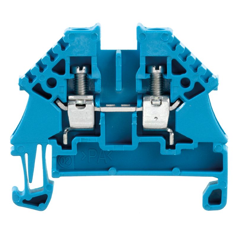 1042680000 - Blue Feed-Through Terminal Block, 32A, 4mm², 2 Connections  (Pack of 100)