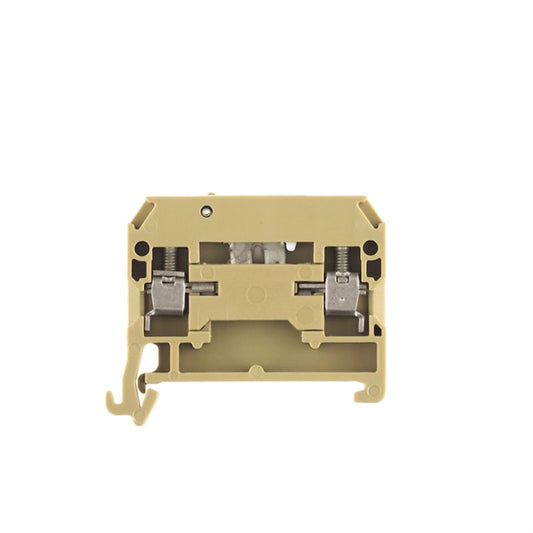0172160000 - Beige & Yellow 4mm² Test-Disconnect Terminal, 10A Rated  (Pack of 50)