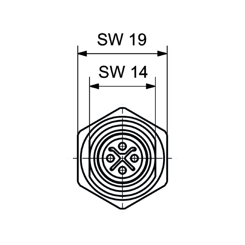 2830770000 - High-Performance 12A Connector with Gold-Plated Contacts, IP65-IP68