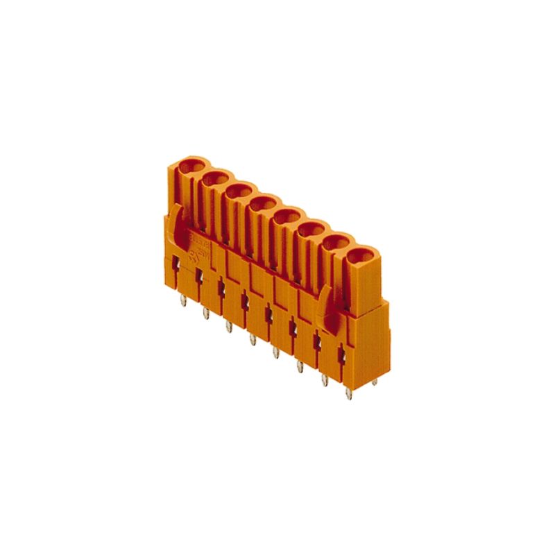1630770000 - 8-Pole 5.08mm Through-Hole PCB Connector in Orange  (Pack of 42)