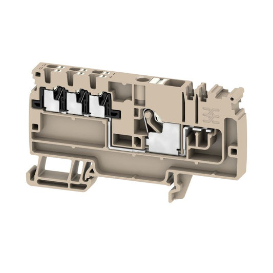 2712960000 - Dark Beige Modular Terminals, 6 mm², PUSH IN Design  (Pack of 20)