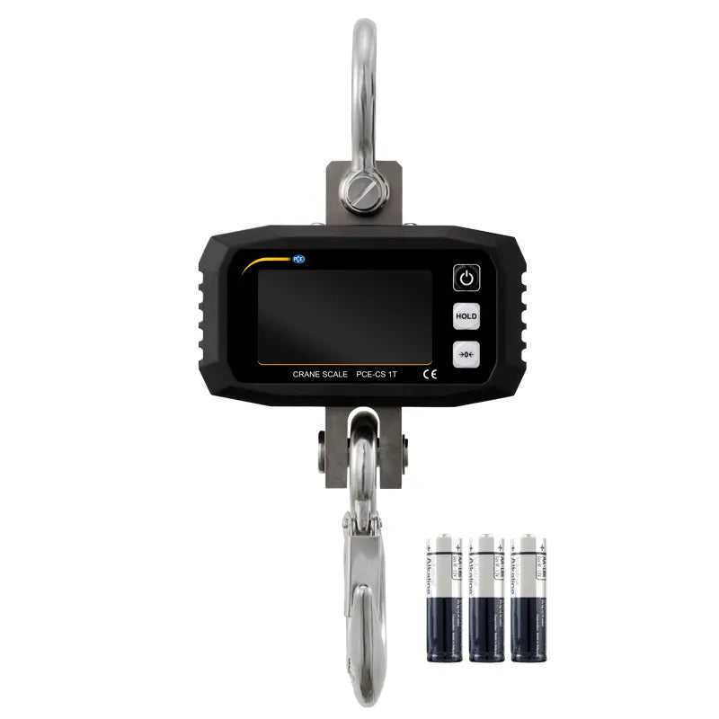 PCE-CS 1T - Digital Crane Scale 0-1000 kg with Backlit Display