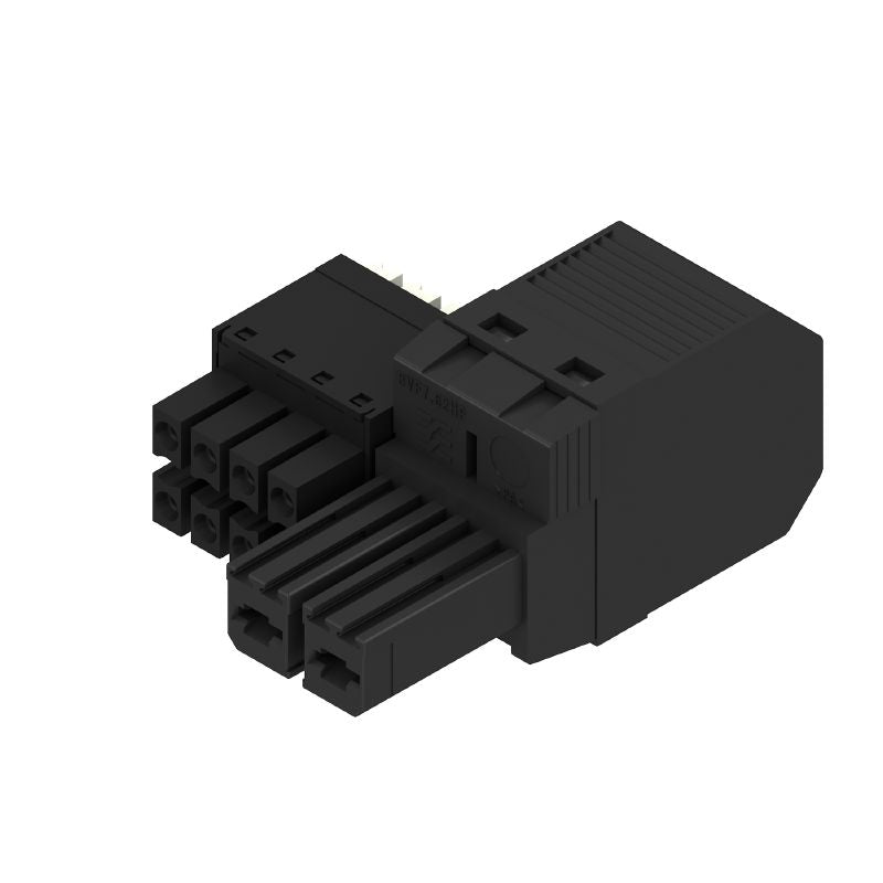 1156440000 - 7.62mm 2-Pole Connector, 180° Angle with PUSH IN Feature  (Pack of 50)