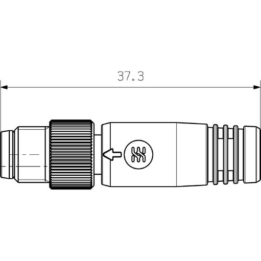 2662500000 - Compact M8G 4P Device with Durable Build