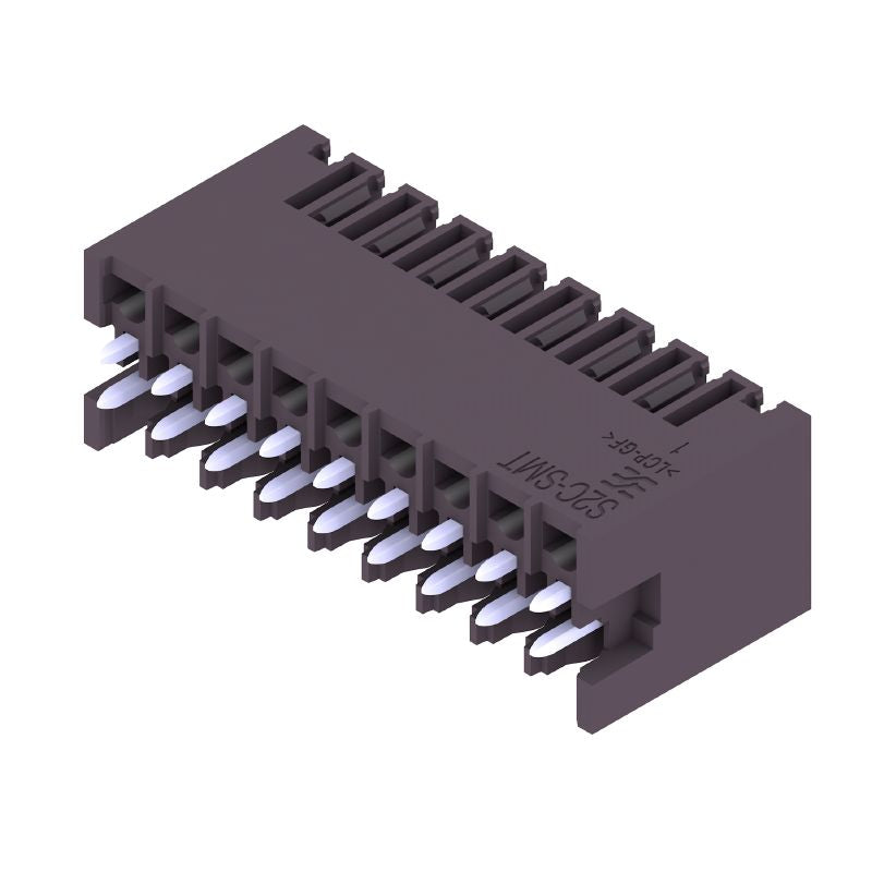 1358990000 - 3.50mm PCB Male Header Connector, 18 Poles, Black  (Pack of 175)