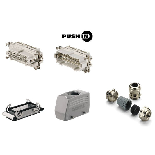 1061770000 - Heavy-Duty Connector Kit, 16 Poles, IP65, Up to 100°C