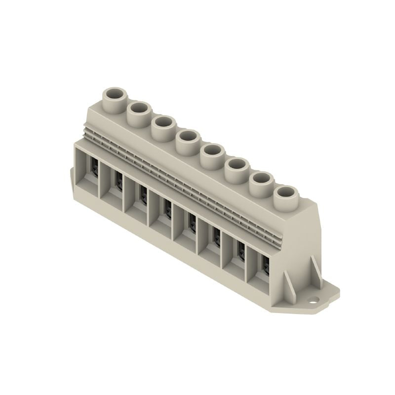 1386770000 - 15mm 8-Pole PCB Terminals with 4.5mm Solder Pins  (Pack of 8)