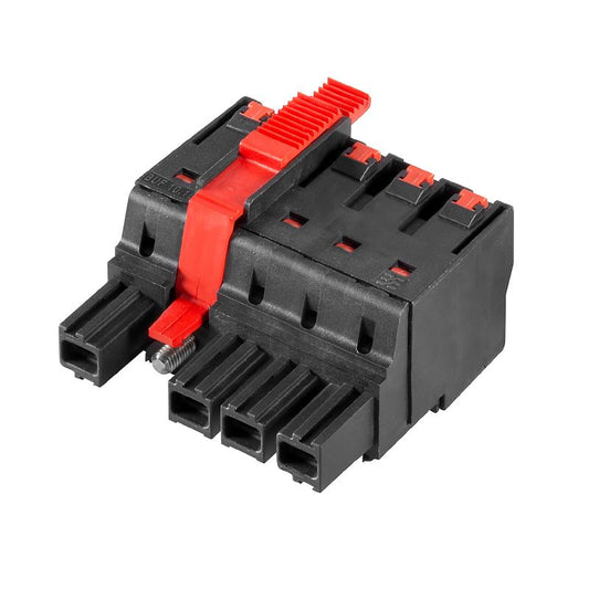 2493280000 - 10.16mm Female PCB Connector, 4 Poles, 180° Push-In Design  (Pack of 24)