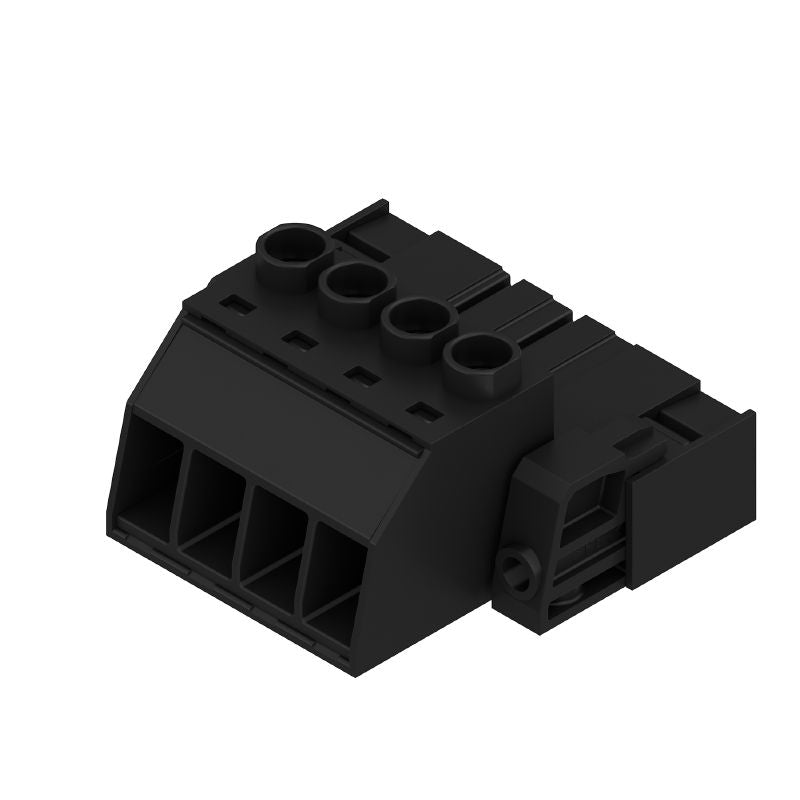 1931980000 - 7.62mm 4-Pole Male Connector with 180° Clamping Yoke  (Pack of 100)