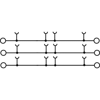 2552170000 - 35 mm² PUSH IN Terminal, 1000V, 125A, Dark Beige