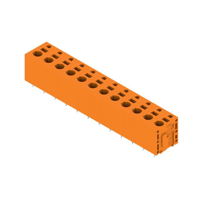 2774860000 - 7.50mm PCB Terminals, 12 Poles, Orange, 3.5mm Solder Pins  (Pack of 15)