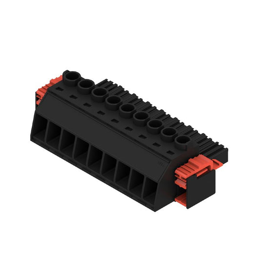 1930120000 - 7.62mm PCB Female Connector with 9 Poles and 180° Yoke  (Pack of 50)