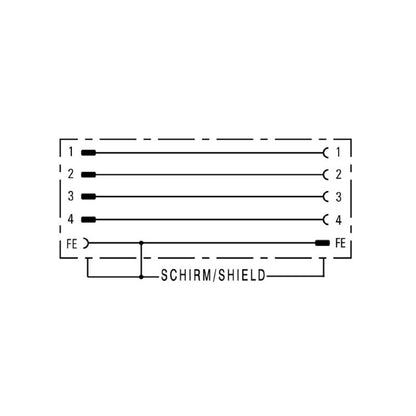 2830800000 - Gold-Plated M12 Connector, 16A, IP67 Protection