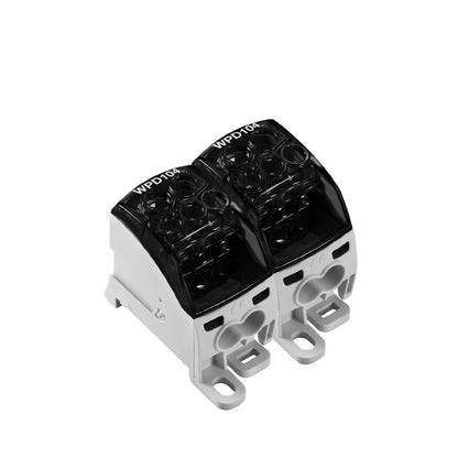 2725390000 - Black Distributor Terminal, 12 Connections, 164A Rated