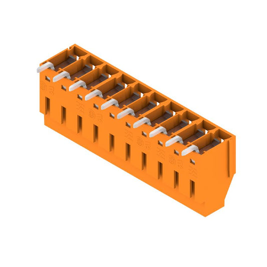 2429580000 - 5mm PCB Terminals, 10 Poles, 180° Angle, Orange  (Pack of 36)