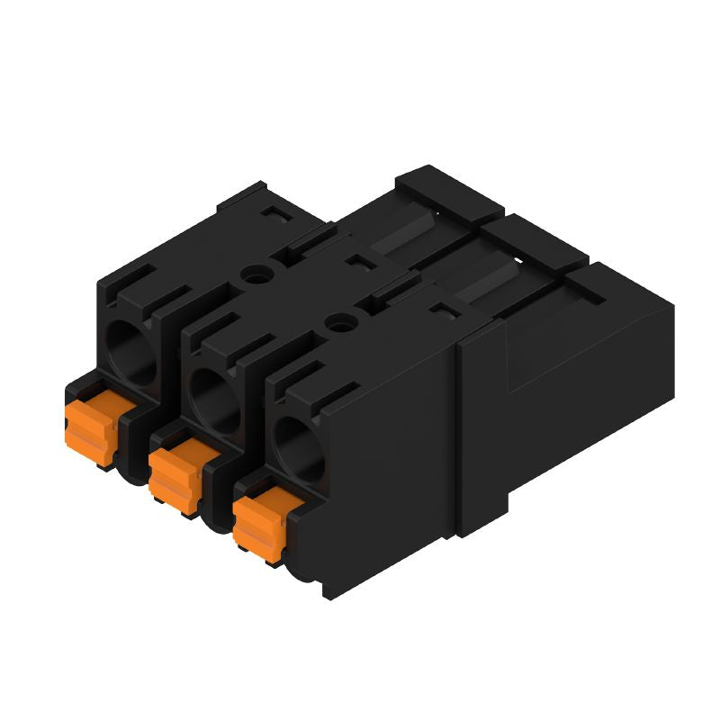 1043600000 - 3-Pole 7.62mm PCB Connector with Tension-Clamp 180° Angle  (Pack of 84)