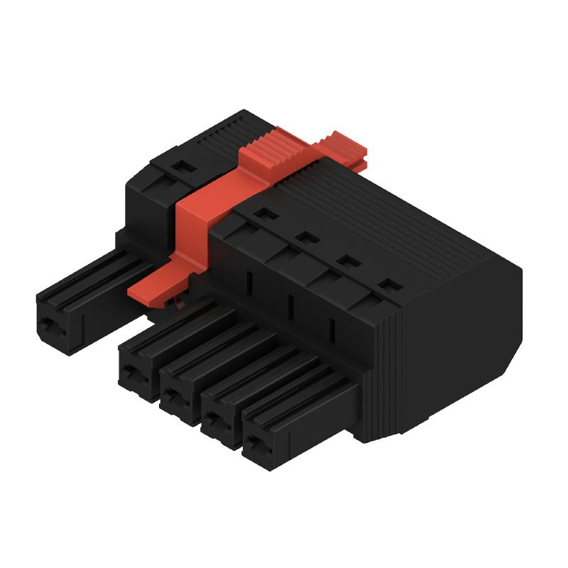 2506560000 - 7.62mm Pitch Female PCB Connector, 5 Poles, Push-In Design  (Pack of 30)