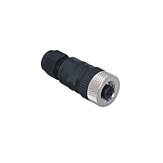 S33G - IP67 Brass 3-Pin Socket for 3-6.5mm Connectors