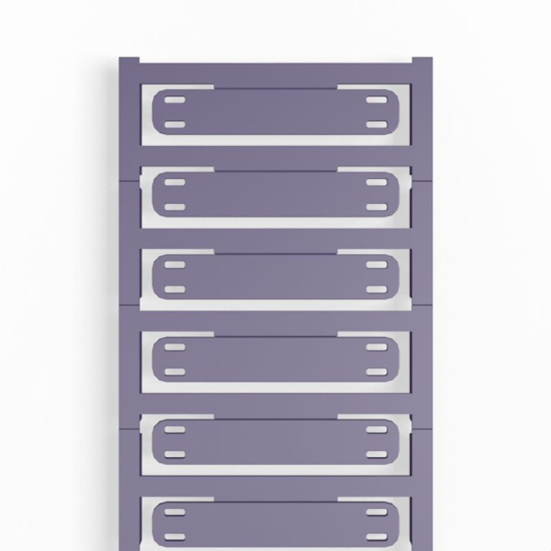 1051880000 - Violet SlimFix X Cable Markers, 60 x 11 mm for 7-40 mm Cables  (Pack of 60)