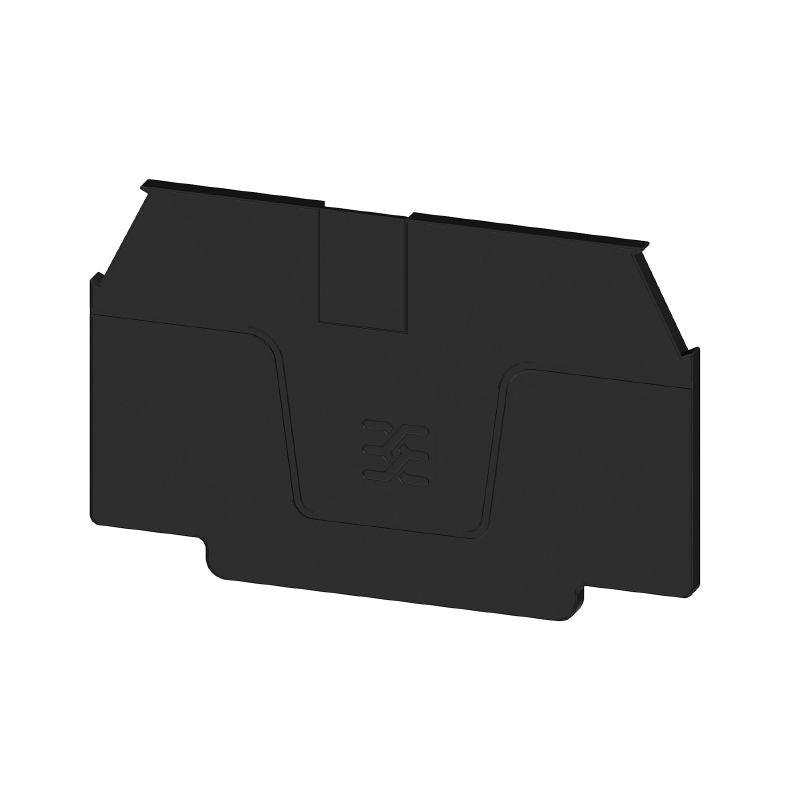 2894230000 - 60mm Black Snap-On End Plate for Terminals  (Pack of 20)