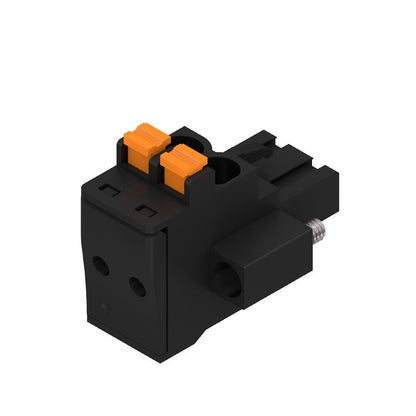 1000220001 - 2-Pole PCB Female Plug Connector with 90° Angle  (Pack of 90)