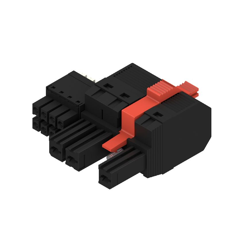 1157470000 - 7.62mm PCB Plug-In Connector, 3-Pole, 180° Angle  (Pack of 30)