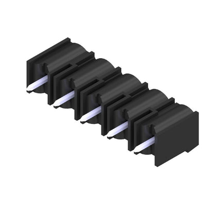 1048980000 - 7.62mm Male PCB Connector, 5 Poles, Black, THT Solder  (Pack of 50)