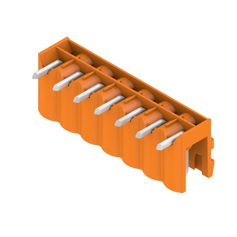 1571180000 - 5mm Pitch Male Header PCB Connector, 7 Poles, 90° Angle  (Pack of 50)