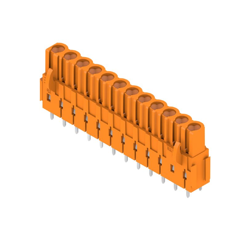1682830000 - 5.08mm 12-Pole Orange Female PCB Connector with Dovetails  (Pack of 24)