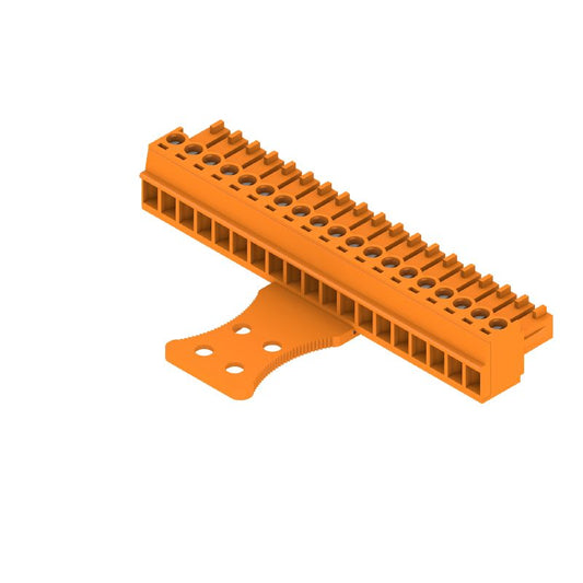 1236440000 - 3.81mm 19-Pole PCB Connector with Clamping Yoke  (Pack of 50)