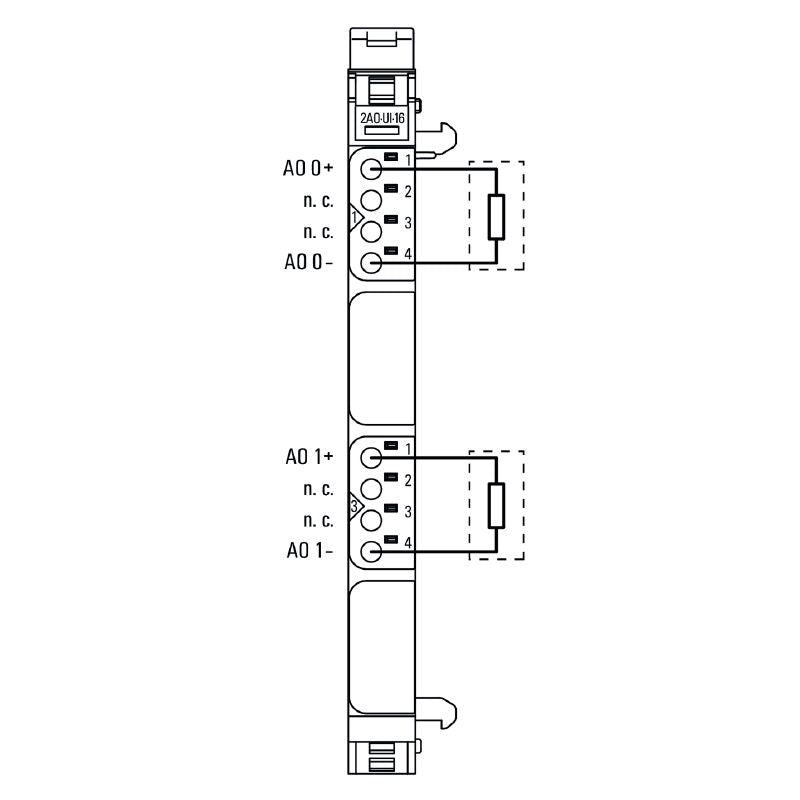 2566970000 - IP20 2-Channel Remote I/O Module for Analog Signals