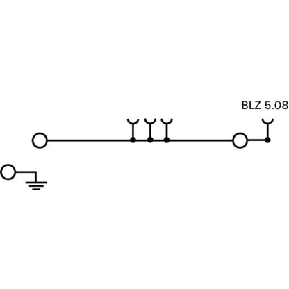 1143040000 - 2-Level Dark Beige Modular Terminal, 4 Connections, 2.5mm²  (Pack of 50)