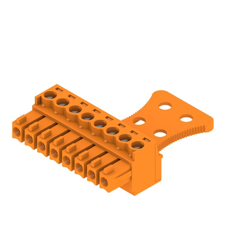 1236300000 - 3.81mm Female PCB Connector, 8 Poles, 180° Angle  (Pack of 50)
