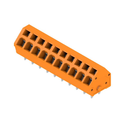 1914070000 - 5mm PCB Terminals, 10 Poles, 3.5mm Pins, Orange  (Pack of 100)