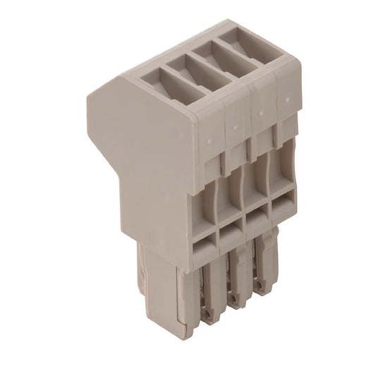 1438220000 - 21.4mm 4-Pole Terminal Plug, 2.5mm², 24A, 500V  (Pack of 50)