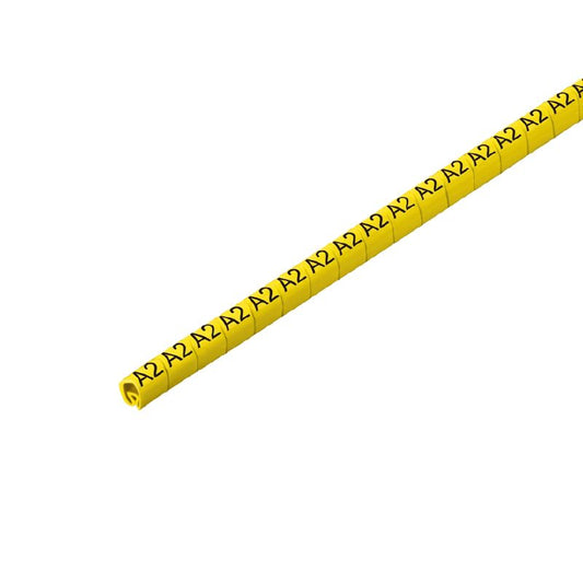 1868811727 - Yellow Cable Markers 6x4.2mm for 2.5-5mm Conductors  (Pack of 250)