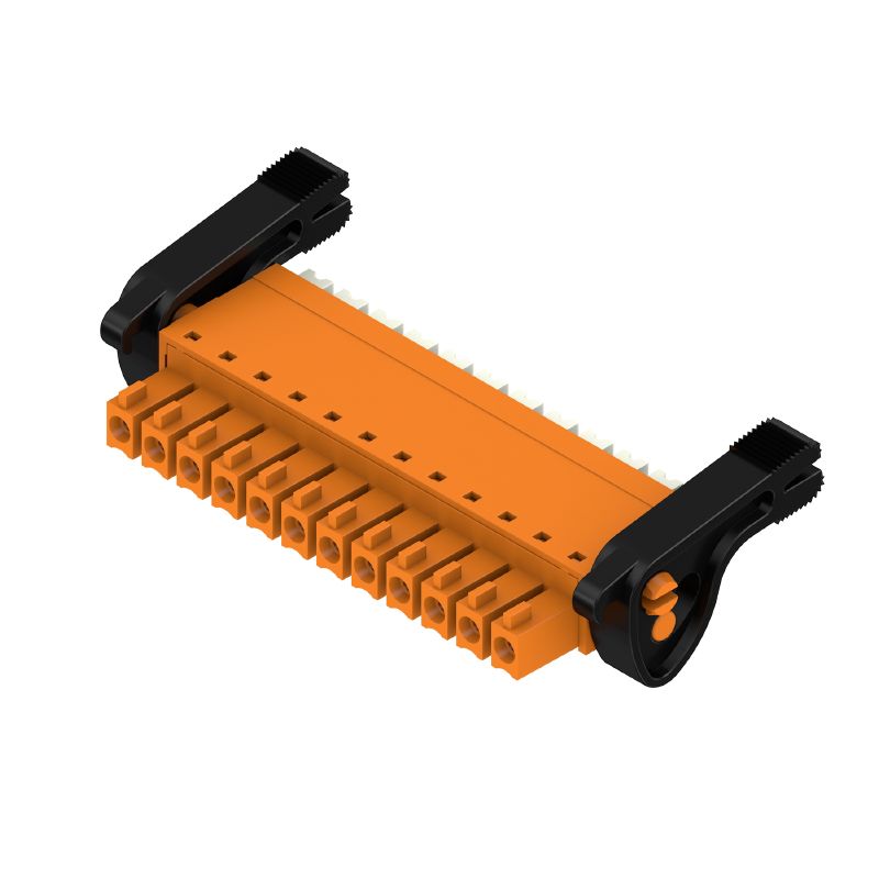 2442700000 - 12-Pole 180° PCB Female Plug Connector with PUSH IN Clamping  (Pack of 50)