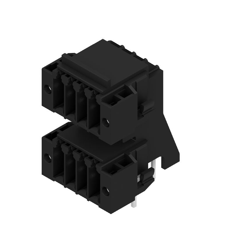 1357920000 - 3.50mm 16-Pole PCB Connector with Solder Flange, Black  (Pack of 20)