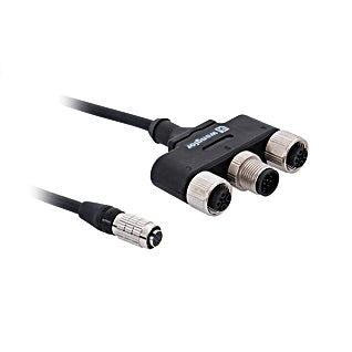 ZDMG001 - 300mm M12 × 1 Connection Cable with Hirose Socket