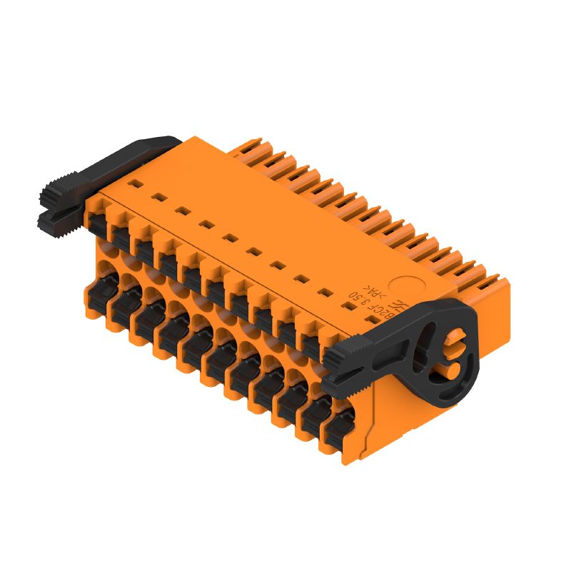 1375990000 - 22-Pole PCB Female Plug Connector with PUSH IN and Safety Features  (Pack of 36)